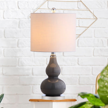 Anya 20.5" Mini Glass LED Table Lamp - JONATHAN Y